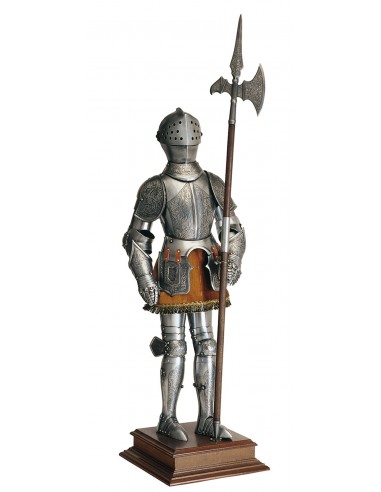 Armour with Halberd - Zetan Medieval Store- Decoration armor