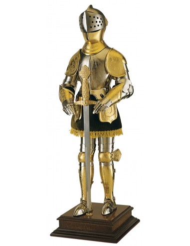 Engraved Medieval Armor 61 cm - Zetan Medieval Store- Decoration armor