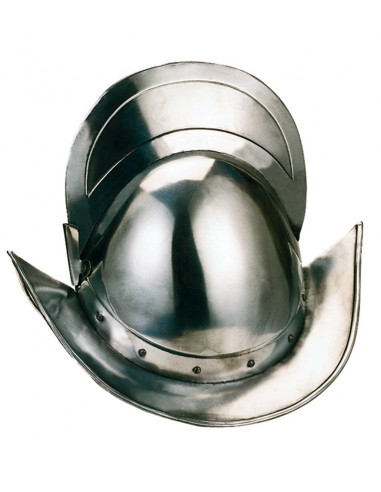 Capacete Conquistador Liso de Marto en nuestra Tienda Medieval Zetan en la categoría de Conquistadores y Morriones