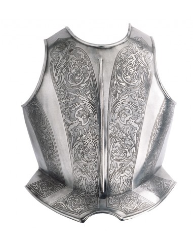 Acid Engraved Breastplate - Zetan Medieval Store- Decorative bibs