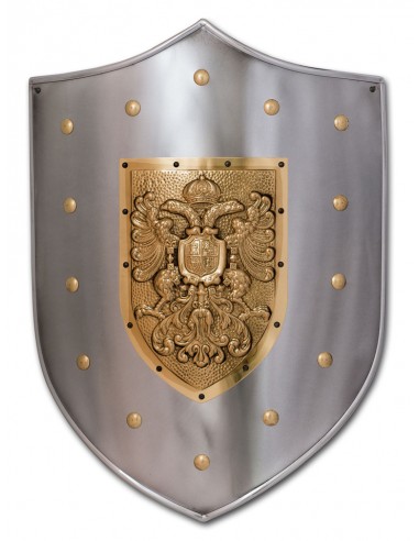 Escudo de Metal Águia Toledo 63 x 43 cm de Marto em nossa Loja Medieval Zetan na categoria Armas e armaduras