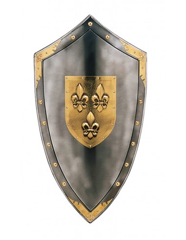 Escudo Medieval Fleur de Lys de Marto en nuestra Tienda Medieval Zetan en la categoría de Armas y Armaduras