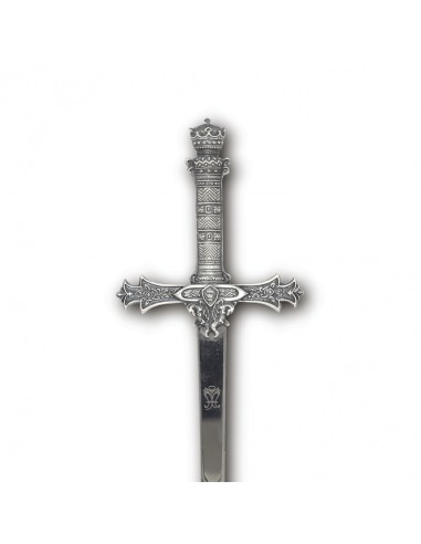 Brieföffner Schwert King Arthur Silber 26 cm von Marto  von Zetan Medieval Piparter- und Mini -Schwerter online kaufen