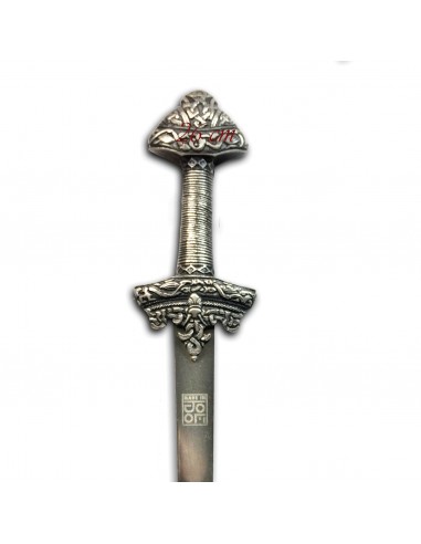 Ouvre-lettre épée viking en argent 26 cm de Zetan Medieval Piparters et mini épées acheter en ligne