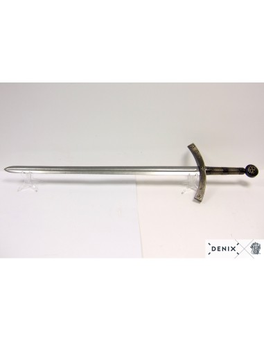 Hugo de Payens Templar sword with scabbard by Zetan Medieval Templar swords buy online