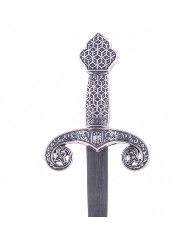 Tagliacarte Saint Fernando Spada Argento 26 cm di Zetan Medieval Piparters e Mini Swords acquista online