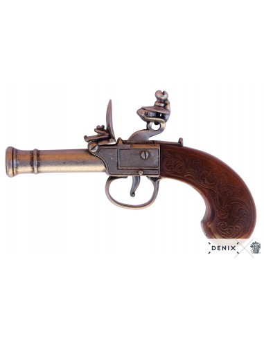 English flintlock pistol S. XVIII - Zetan Medieval Store- Guns - rifles