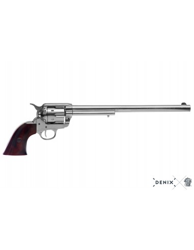 Revólver 12" Peacemaker Usa 1873 niquelado - Tienda Zetan Medieval-  Pistolas - Fusiles