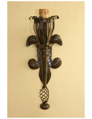 38 cm Wrought iron sconce