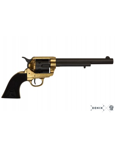 USA 1873 Peacemaker revolver black-brass - Zetan Medieval Store- Guns - rifles to buy online