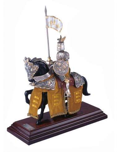 Armadura Caballero  Inglés Estandarte Flor de Lys de Zetan Medieval Tienda online en Figuras y Miniaturas