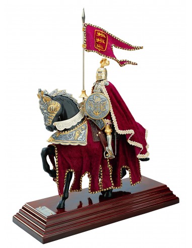 Figure Horse Armor Knight Red Cloak by Zetan Medieval Online store in Figures and Miniatures