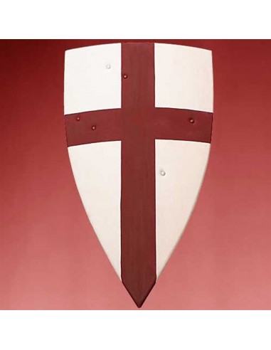 Escudo De Cruzado De Madera de Windlass en nuestra Tienda Medieval Zetan en la categoría de Escudos Funcionales