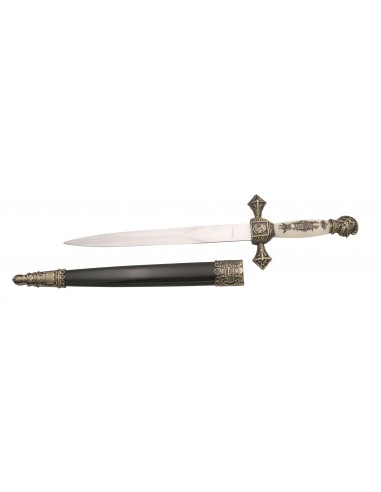 Medieval Dagger Decorated Handle and Sheath - Zetan Medieval Store- Medieval Daggers and Fantasy