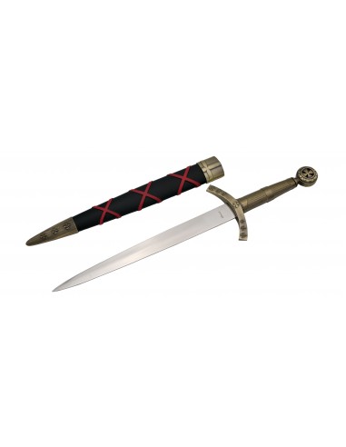 Dagger Knights Templar Bronze 40 cm - Zetan Medieval Store- Historical Daggers