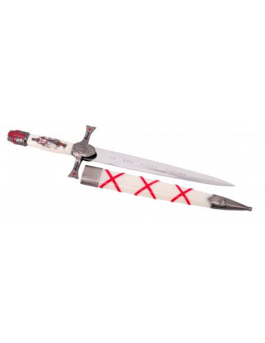 Priorado Branco Prateado de Sion Dagger -Loja Zetan Medieval - Adagas Históricas