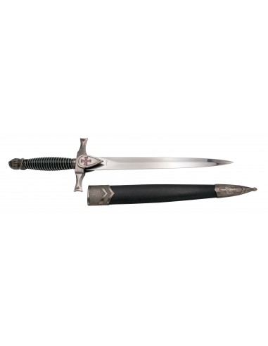 Dagger Knights Crusaders Silver - Zetan Medieval Store- Historical Daggers