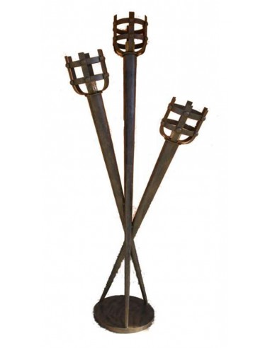 Medieval Floor Lamp 3 Lights 150 Cm