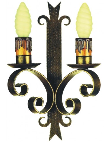 Wall Light Wrought Iron 38 Cm