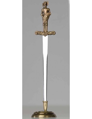 Letter Opener Don Quixote Brass by Zetan Medieval Letter openers and Mini swords buy online