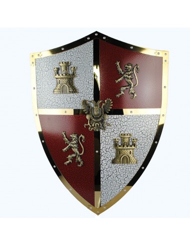 Escudo Metal El Cid de Zetan Medieval Espadas en nuestra Tienda Medieval Zetan en la categoría de Escudos Medievales