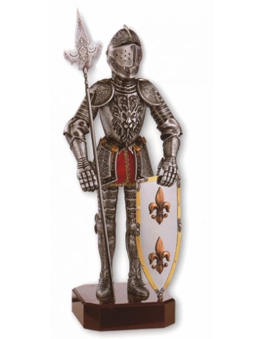 Armadura Imperial Rústica Na Base 50 Cm -Loja Zetan Medieval - Armadura de decoração