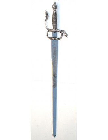 Épée Philippe Ii Doré 76 Cm pour les mariages, cadeaux et cérémonies fabriqués à Tolède par Zetan Medieval Espadas Toledanas