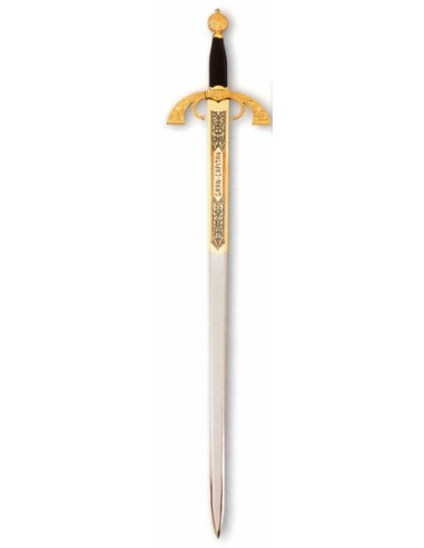 Épée Grand Capitaine Doré 103 Cm pour les mariages, cadeaux et cérémonies fabriqués à Tolède par Zetan Medieval Espadas Toledana