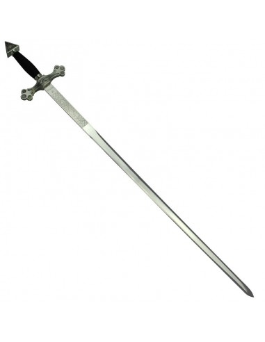 Épée Maçonnerie Argent 90 Cm pour les mariages, cadeaux et cérémonies fabriqués à Tolède par Zetan Medieval Espadas Toledanas