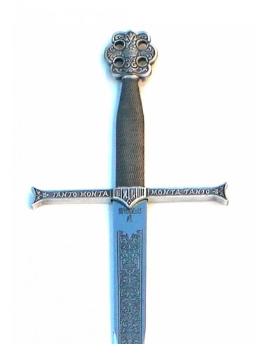 Épée Rois Catholiques Argent 125 Cm pour les mariages, cadeaux et cérémonies fabriqués à Tolède par Zetan Medieval Espadas Toled