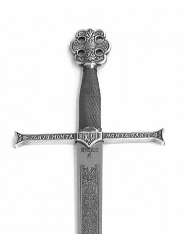 Épée Rois Catholique Rustique 103 Cm pour les mariages, cadeaux et cérémonies fabriqués à Tolède par Zetan Medieval Espadas Tole