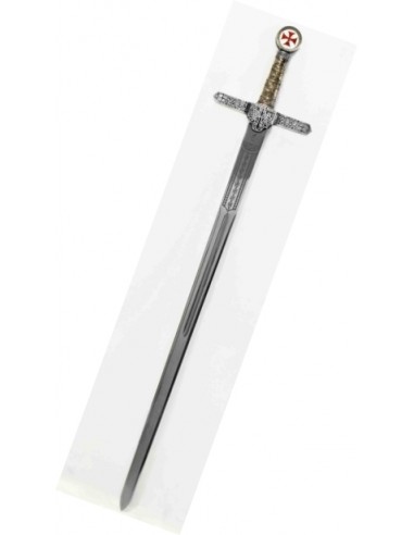 Silver Templar Sword 118 Cm for Weddings and Ceremonies made in Toledo by Zetan Medieval Espadas Toledanas