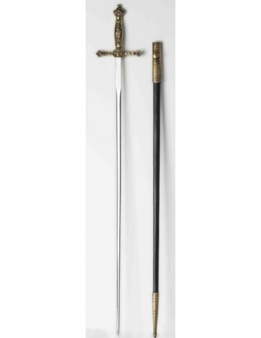 Sprotte Mit Scheide 89 Cm. für Hochzeiten, Geschenke und Zeremonien, hergestellt in Toledo von Zetan Medieval Espadas Toledanas