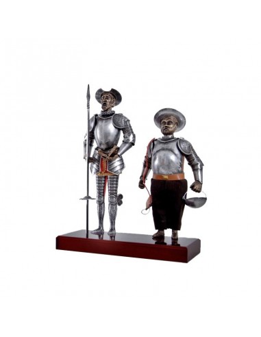 Casal Dom Quixote Sancho Pança Na Base 42 Cm. da loja online Zetan Medieval em Figuras e Miniaturas