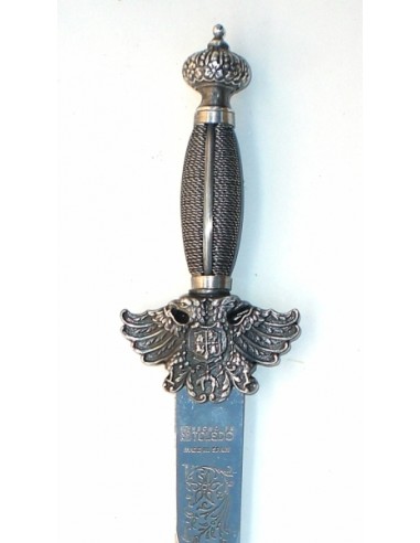 Eagle Dagger Silver 49 Cm - Zetan Medieval Store- Medieval Daggers and Fantasy