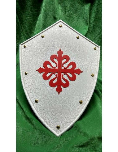 Escudo Cruzado Dos Cavaleiros De Calatrava de Zetan Medieval Espadas Toledanas em nossa Loja Medieval Zetan na categoria Escudos