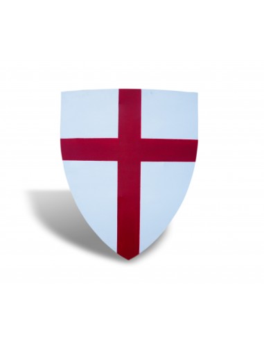 Escudo Funcional Templario Cruz Recta de Zetan Medieval Espadas Toledanas en nuestra Tienda Medieval Zetan en la categoría de Es