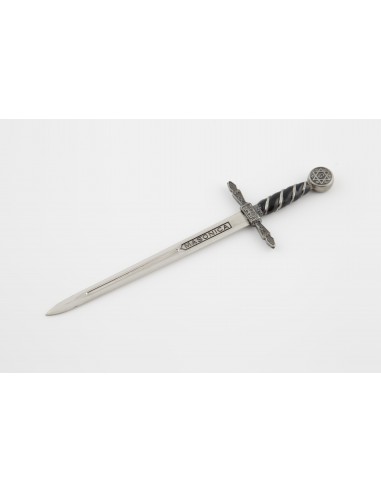 Mini Espada Maçônica De Prata 16 Cm. por Zetan Medieval Piparters e mini -espadas compre online