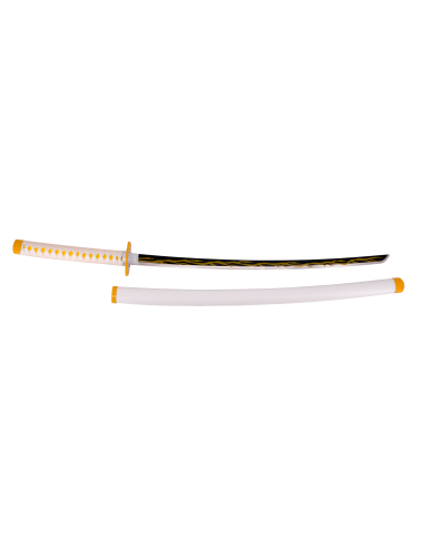 Katana Agatsuma Zenitsu tueur de démons - Magasin médiéval Zetan- Katanas Demon Slayer acheter en ligne