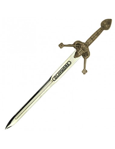 Small Claymore Sword 16 Cm Bronze by Zetan Medieval Letter openers and Mini swords buy online