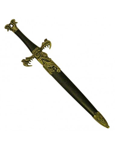 Barbarian Dagger With Sheath 42 Cm - Zetan Medieval Store- Medieval Daggers and Fantasy