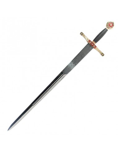 Excalibur Sword Black/Gold 114 Cm by Zetan Medieval Historical swords buy online