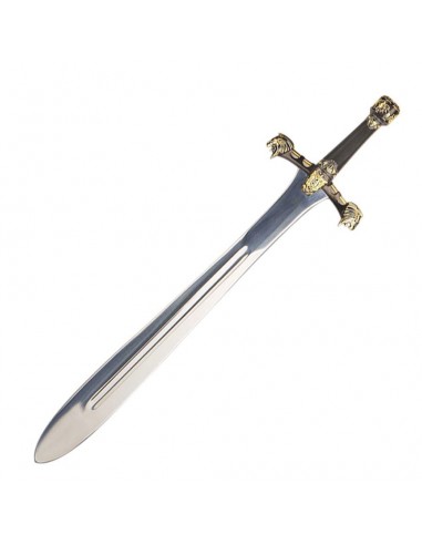 Espada Cerimonial De Alexandre O Grande Ouro Preto 93 Cm. por Zetan Medieval Espadas Históricas compre online