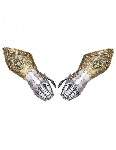 Guantlets Chiseled - Zetan Medieval Store- Gauntlets