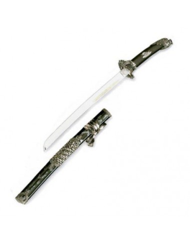 Wakizashi Snake Black Scabbard 66 Cm - Zetan Medieval Store- Decorative wakizashi to buy online