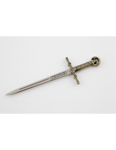 Mini Espada Templária De Ouro 16 Cm por Zetan Medieval Piparters e mini -espadas compre online