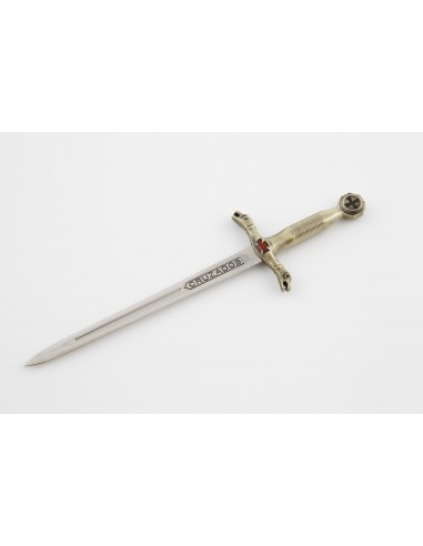 Small Crusaders Sword Golden by Zetan Medieval Letter openers and Mini swords buy online