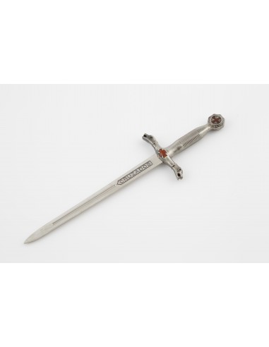 Small Crusaders Sword Silver by Zetan Medieval Letter openers and Mini swords buy online