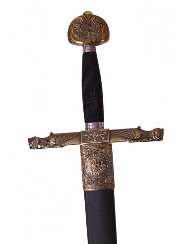 Charlemagne Sword With Sheath 105 Cm by Zetan Medieval Historical swords buy online