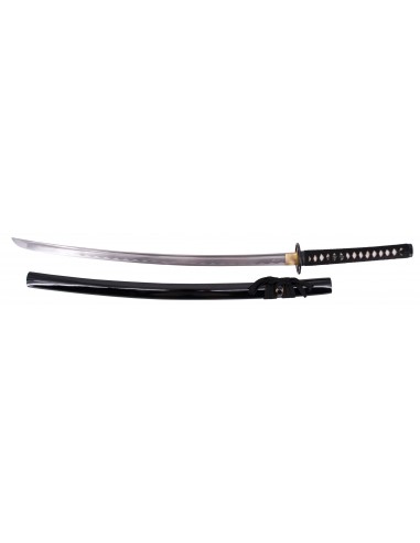 Katana funcional em aço damasco com caixa e suporte -Loja Zetan Medieval - Katanas funcionais comprar on-line